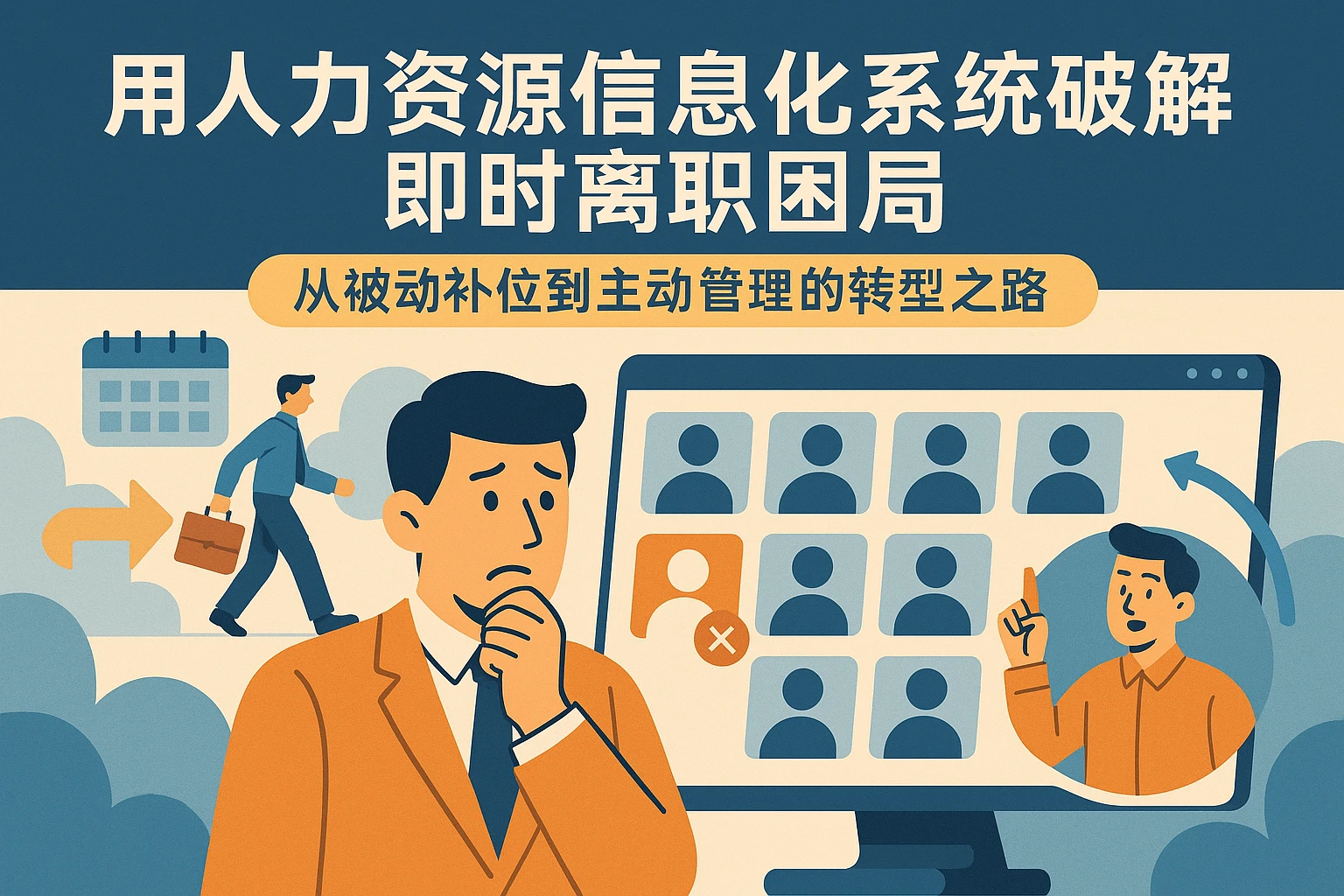 用人力资源信息化系统破解即时离职困局：从被动补位到主动管理的转型之路