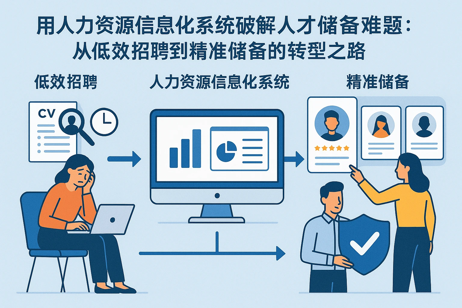 用人力资源信息化系统破解人才储备难题：从低效招聘到精准储备的转型之路