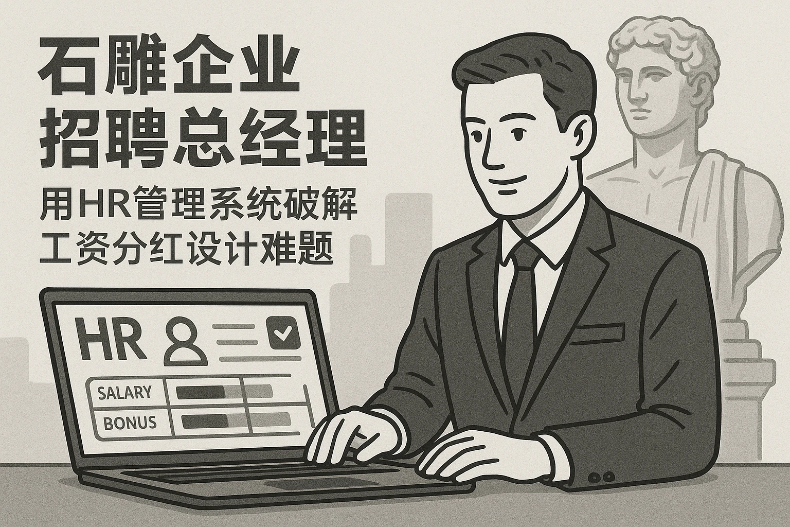 石雕企业招聘总经理：用HR管理系统破解工资分红设计难题