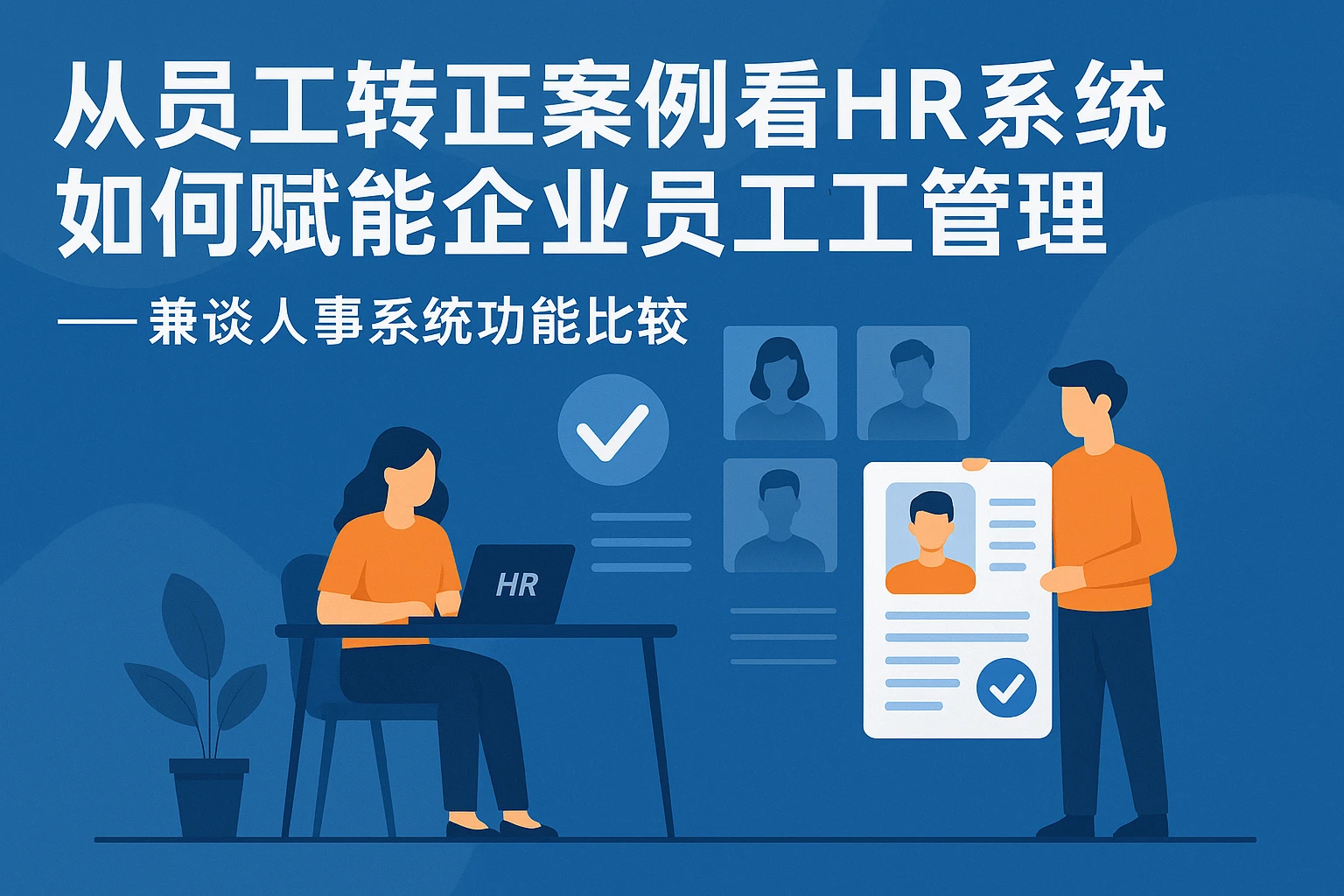 从员工转正案例看HR系统如何赋能企业员工管理——兼谈人事系统功能比较