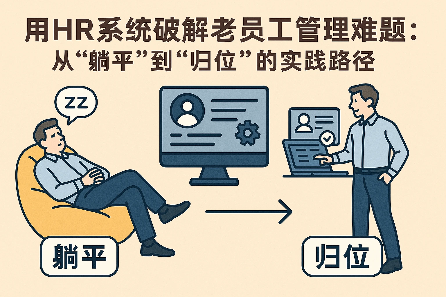 用HR系统破解老员工管理难题：从“躺平”到“归位”的实践路径