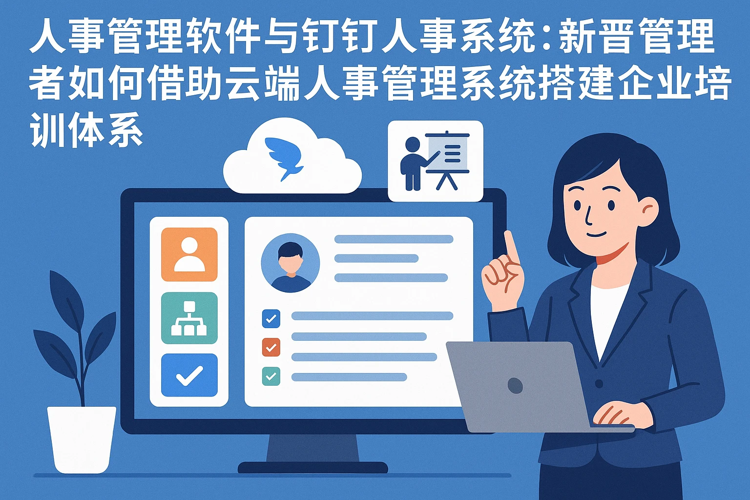人事管理软件与钉钉人事系统：新晋管理者如何借助云端人事管理系统搭建企业培训体系