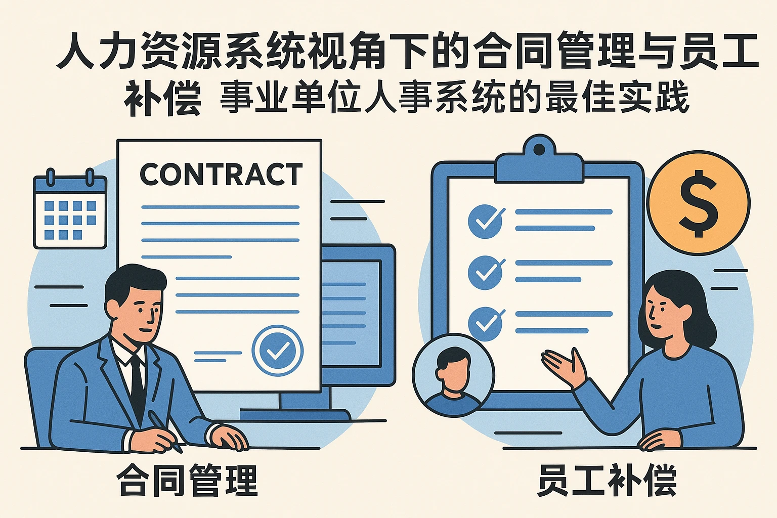 人力资源系统视角下的合同管理与员工补偿——事业单位人事系统的最佳实践