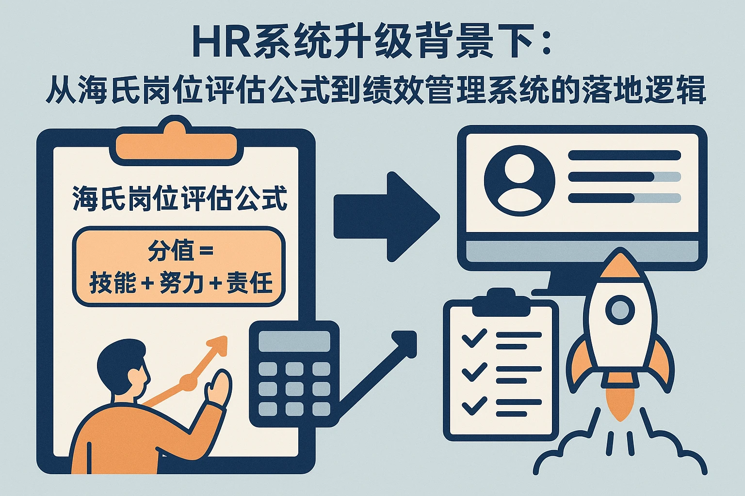 HR系统升级背景下：从海氏岗位评估公式到绩效管理系统的落地逻辑