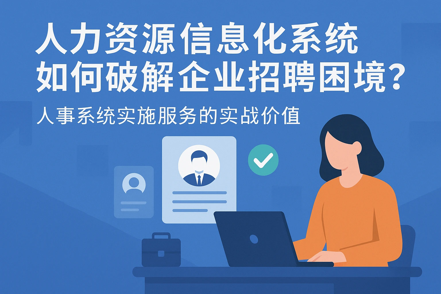 人力资源信息化系统如何破解企业招聘困境？人事系统实施服务的实战价值