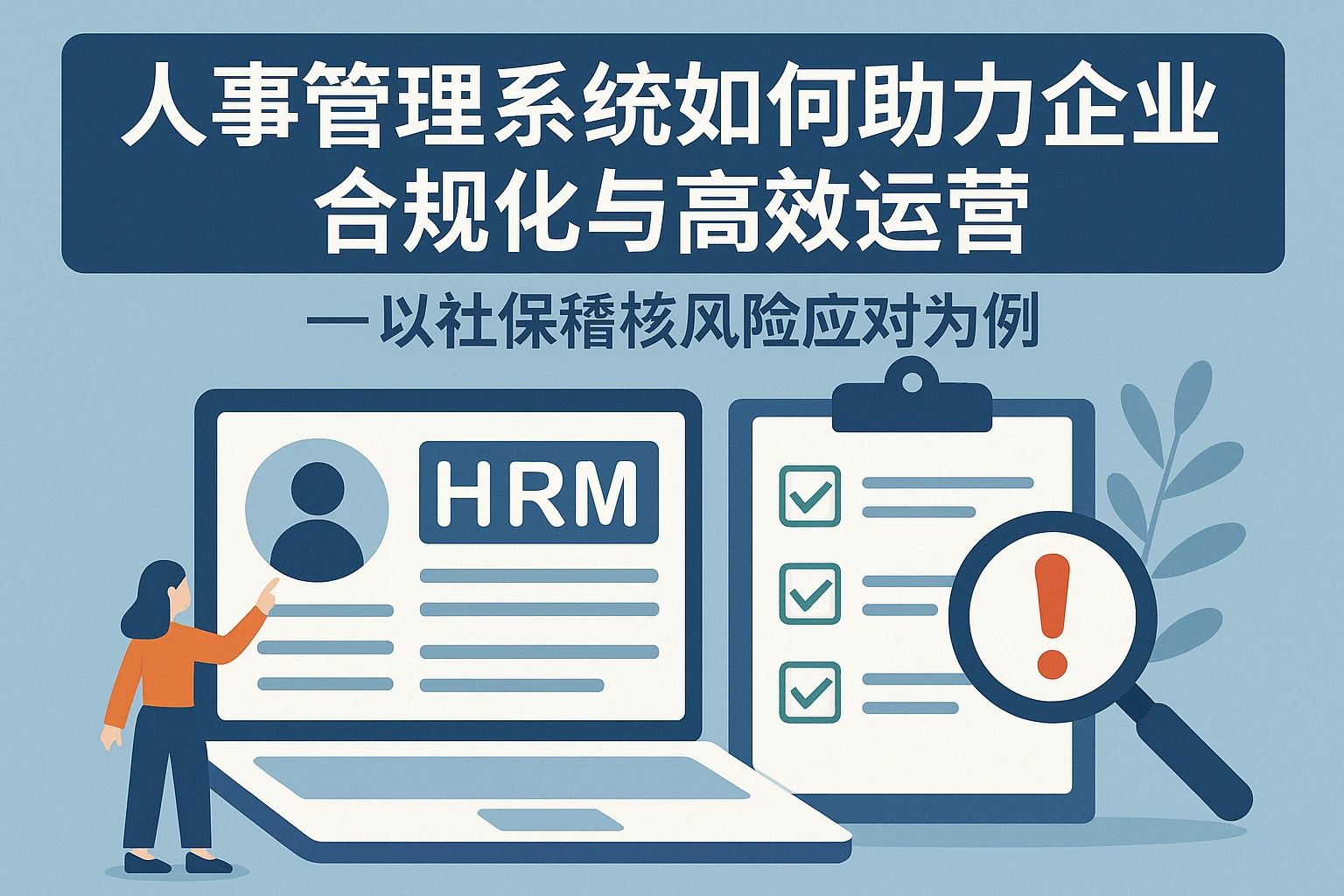 人事管理系统如何助力企业合规化与高效运营——以社保稽核风险应对为例