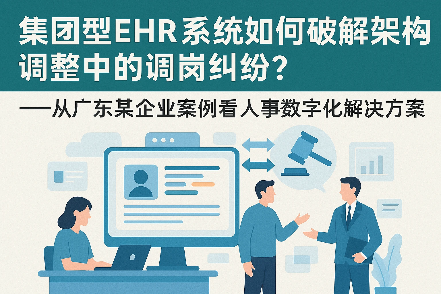 集团型EHR系统如何破解架构调整中的调岗纠纷？——从广东某企业案例看人事数字化解决方案