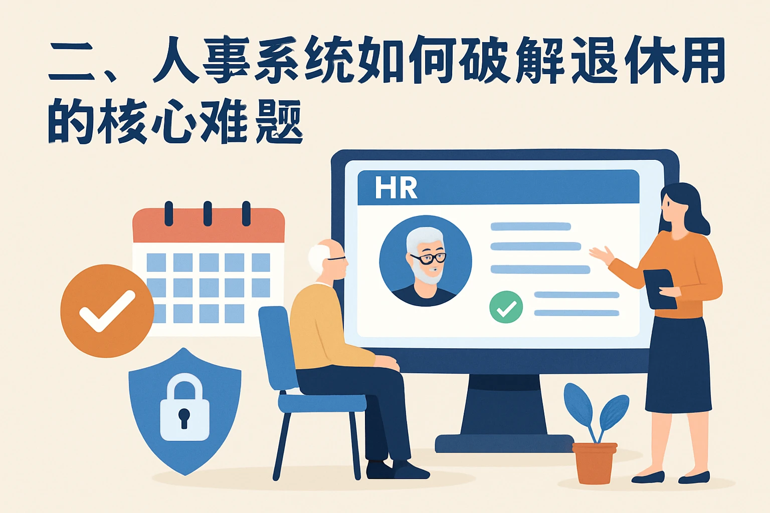 二、人事系统如何破解退休办理的核心难题