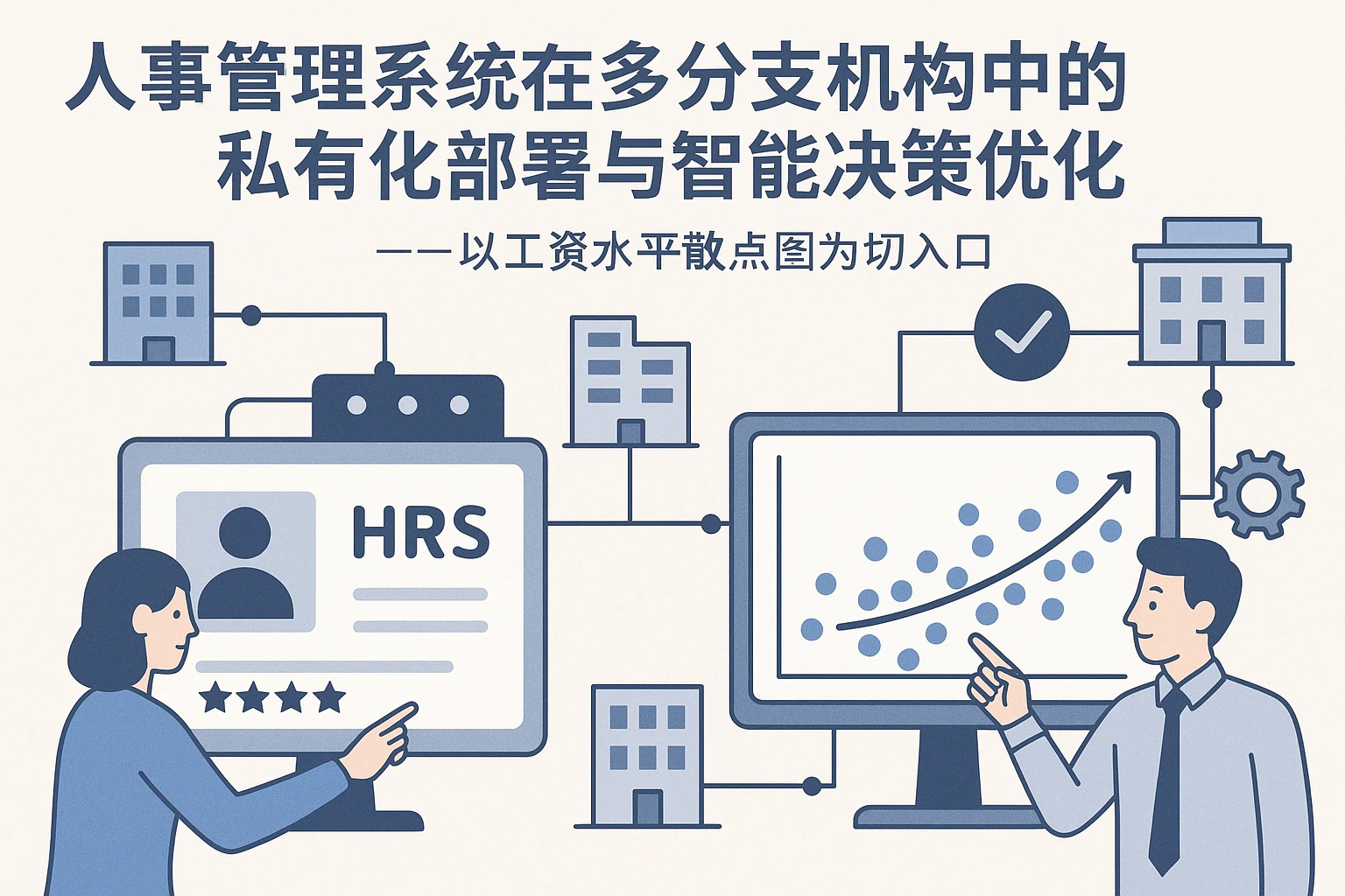 人事管理系统在多分支机构中的私有化部署与智能决策优化——以工资水平散点图为切入口