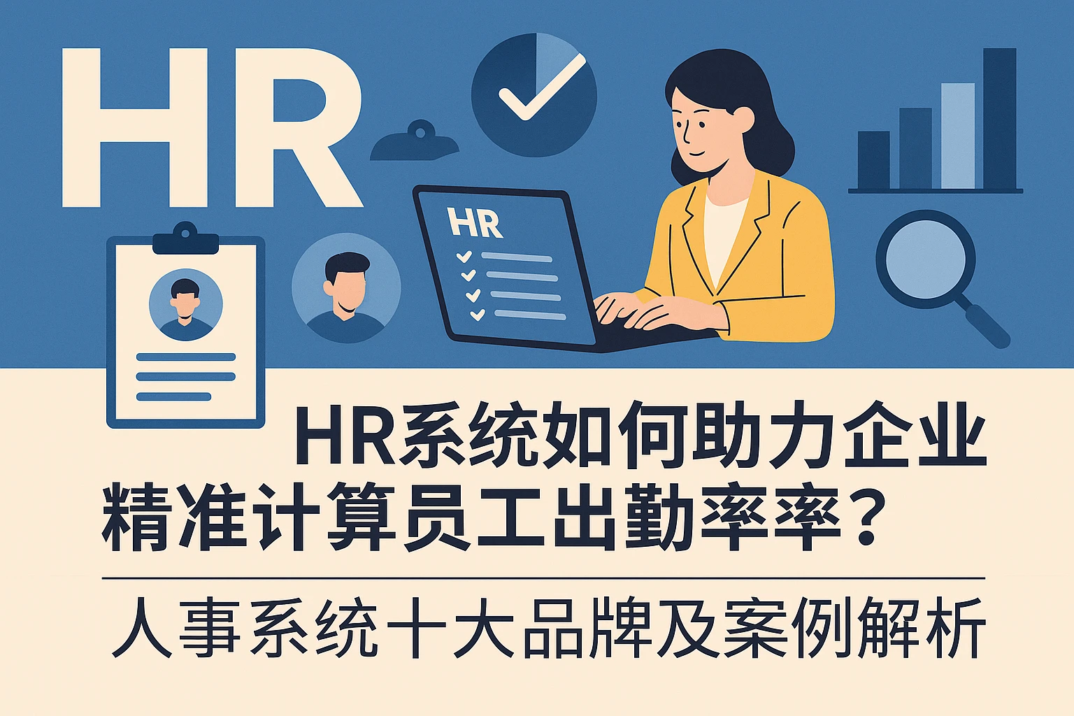 HR系统如何助力企业精准计算员工出勤率？人事系统十大品牌及案例解析