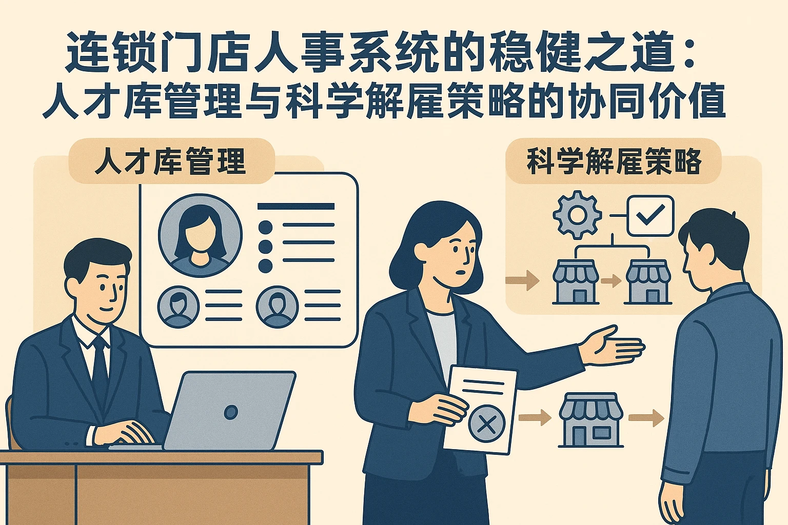 连锁门店人事系统的稳健之道：人才库管理与科学解雇策略的协同价值