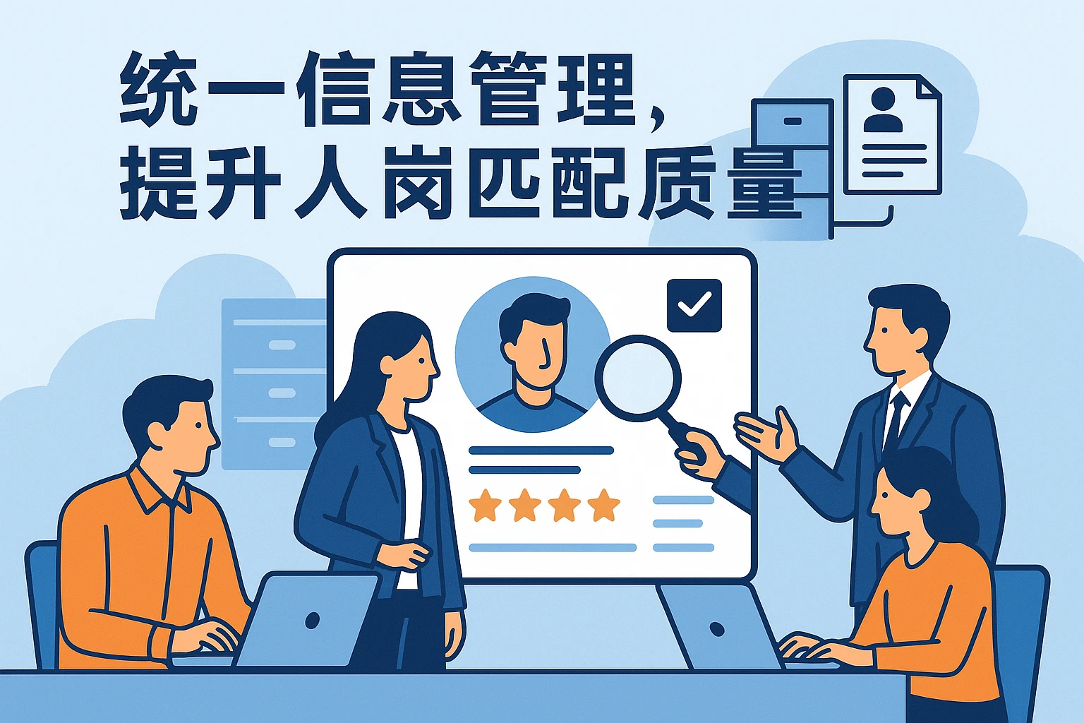 统一信息管理，提升人岗匹配质量
