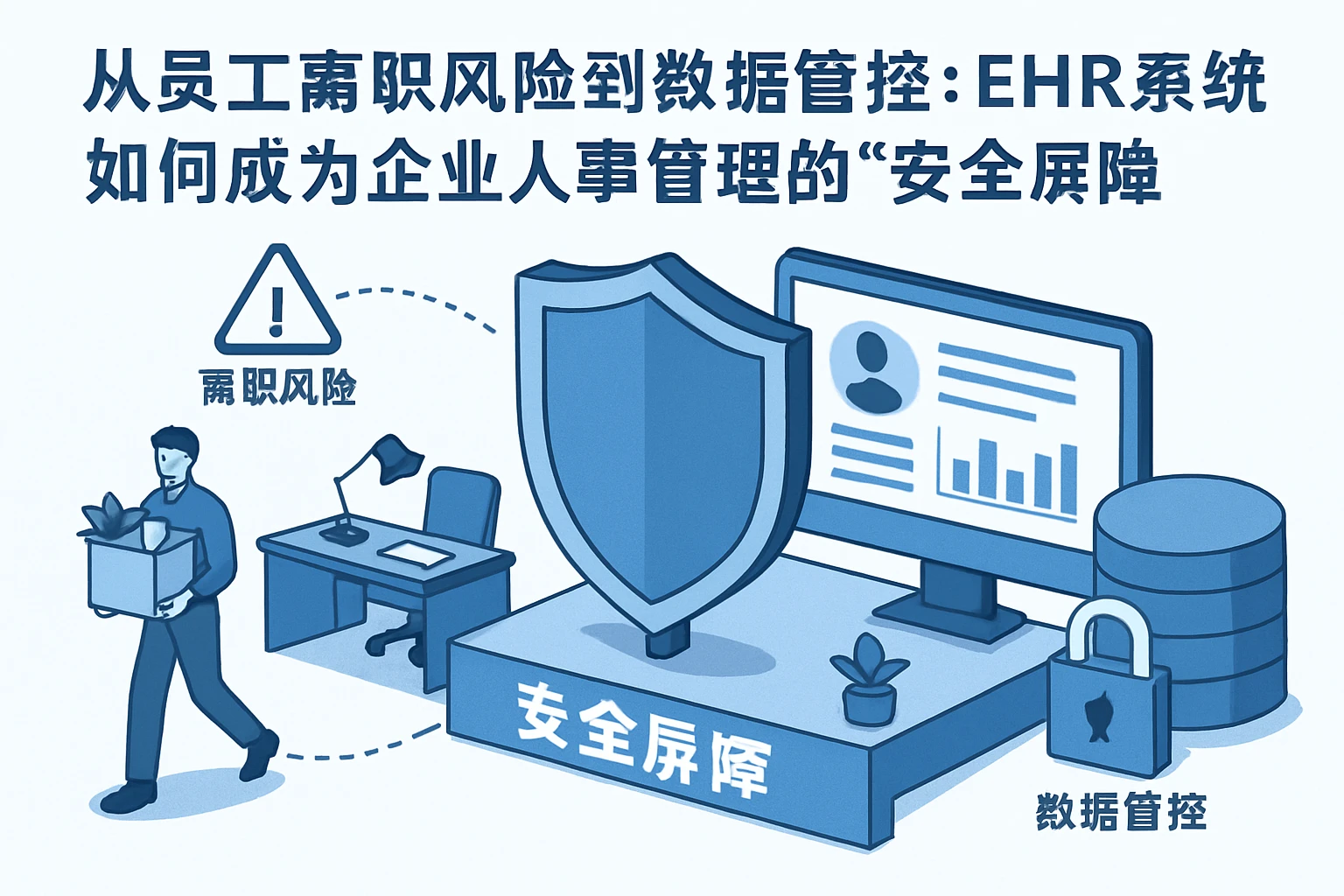 从员工离职风险到数据管控：EHR系统如何成为企业人事管理的“安全屏障”