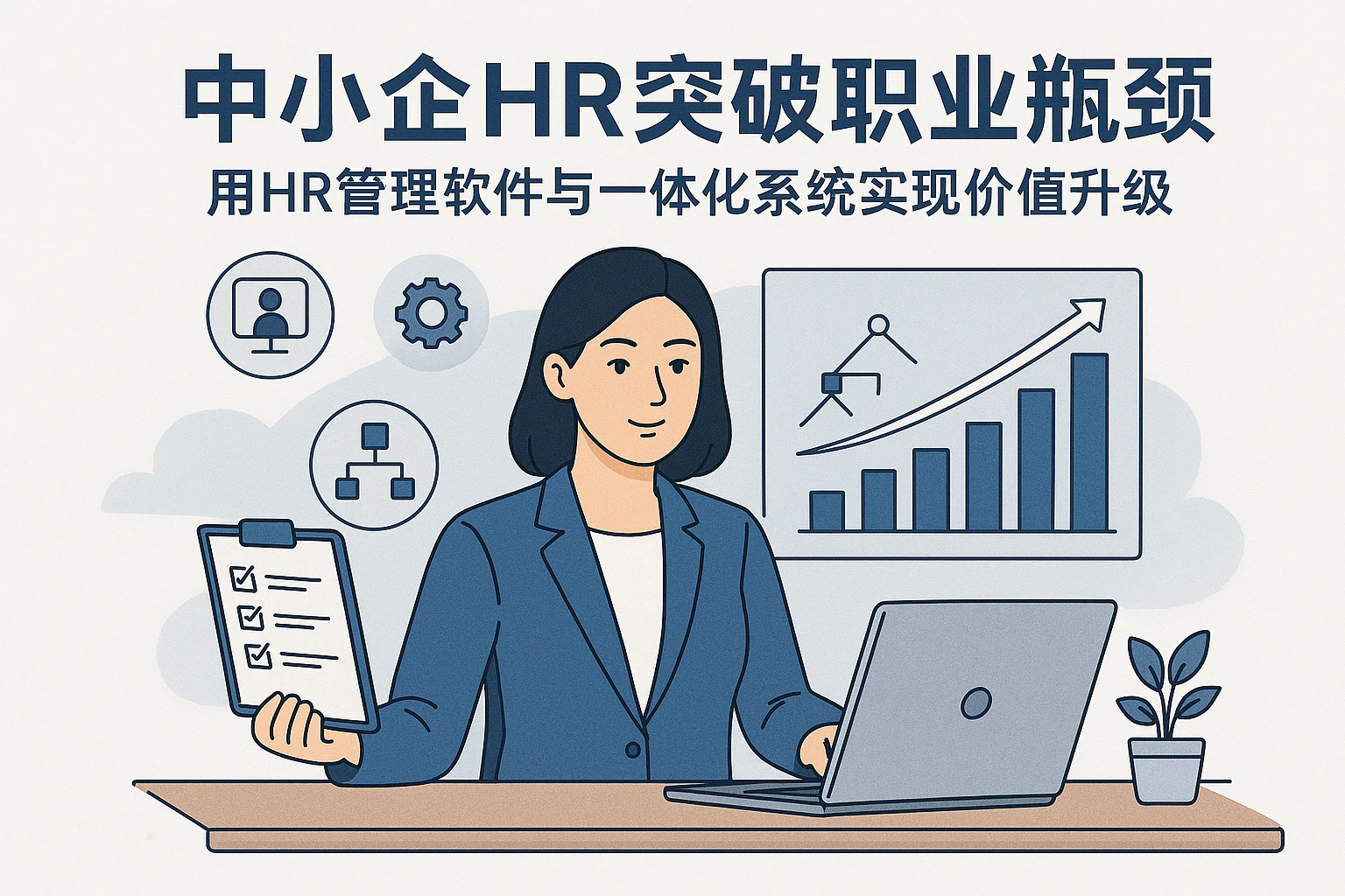 中小企HR突破职业瓶颈：用HR管理软件与一体化系统实现价值升级