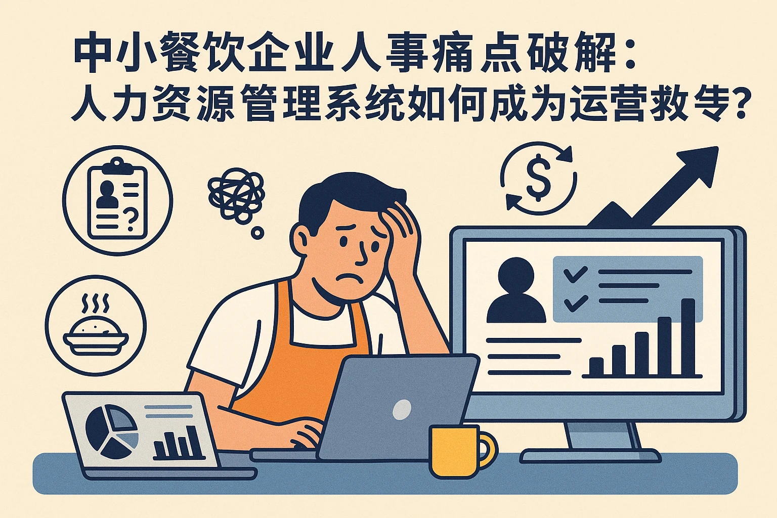 中小餐饮企业人事痛点破解：人力资源管理系统如何成为运营救命稻草？