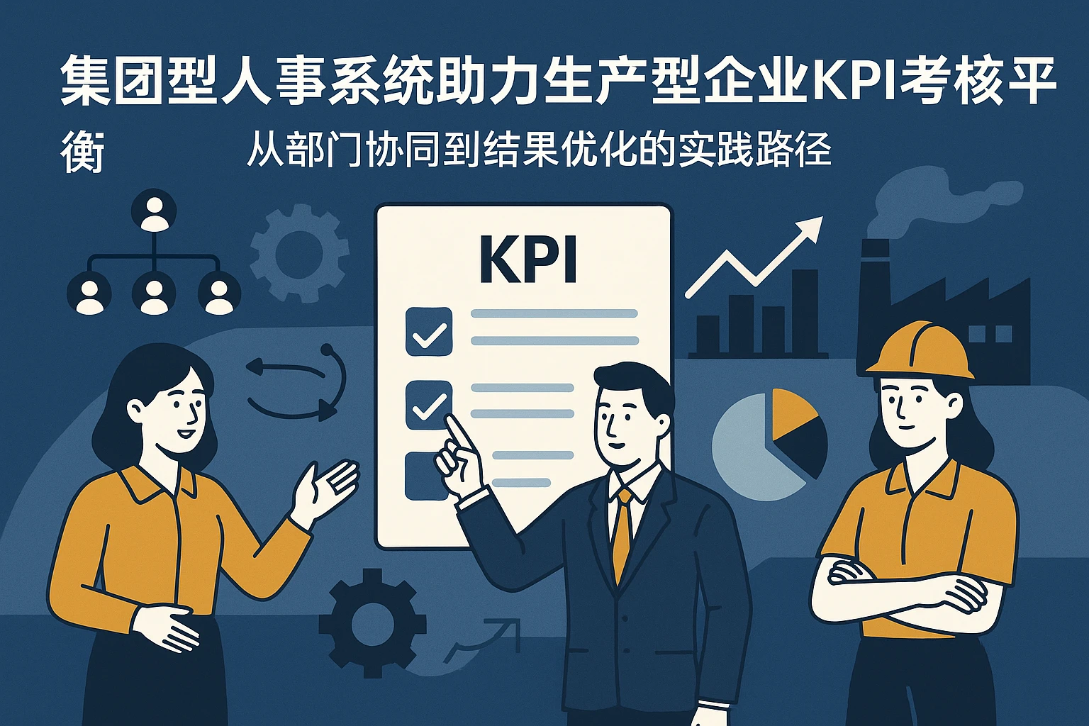 集团型人事系统助力生产型企业KPI考核平衡：从部门协同到结果优化的实践路径