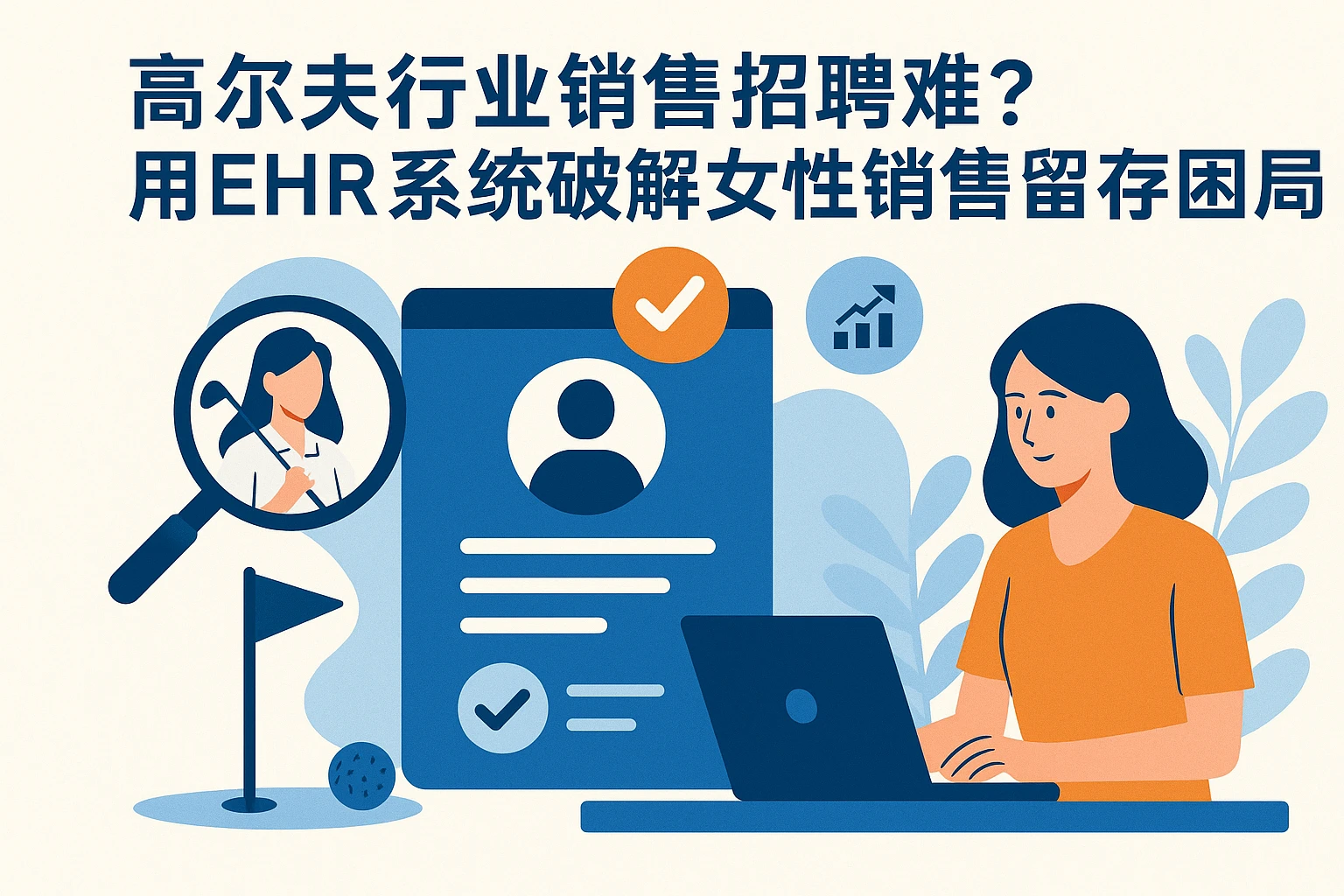 高尔夫行业销售招聘难？用ehr系统破解女性销售留存困局