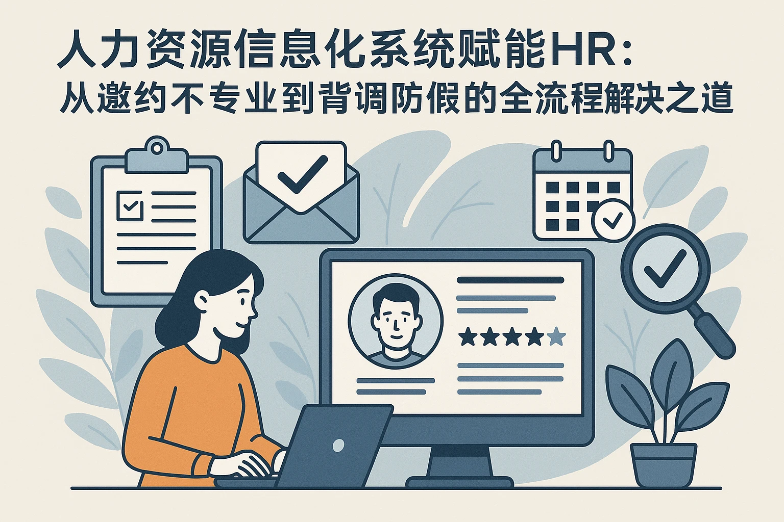 人力资源信息化系统赋能HR：从邀约不专业到背调防假的全流程解决之道