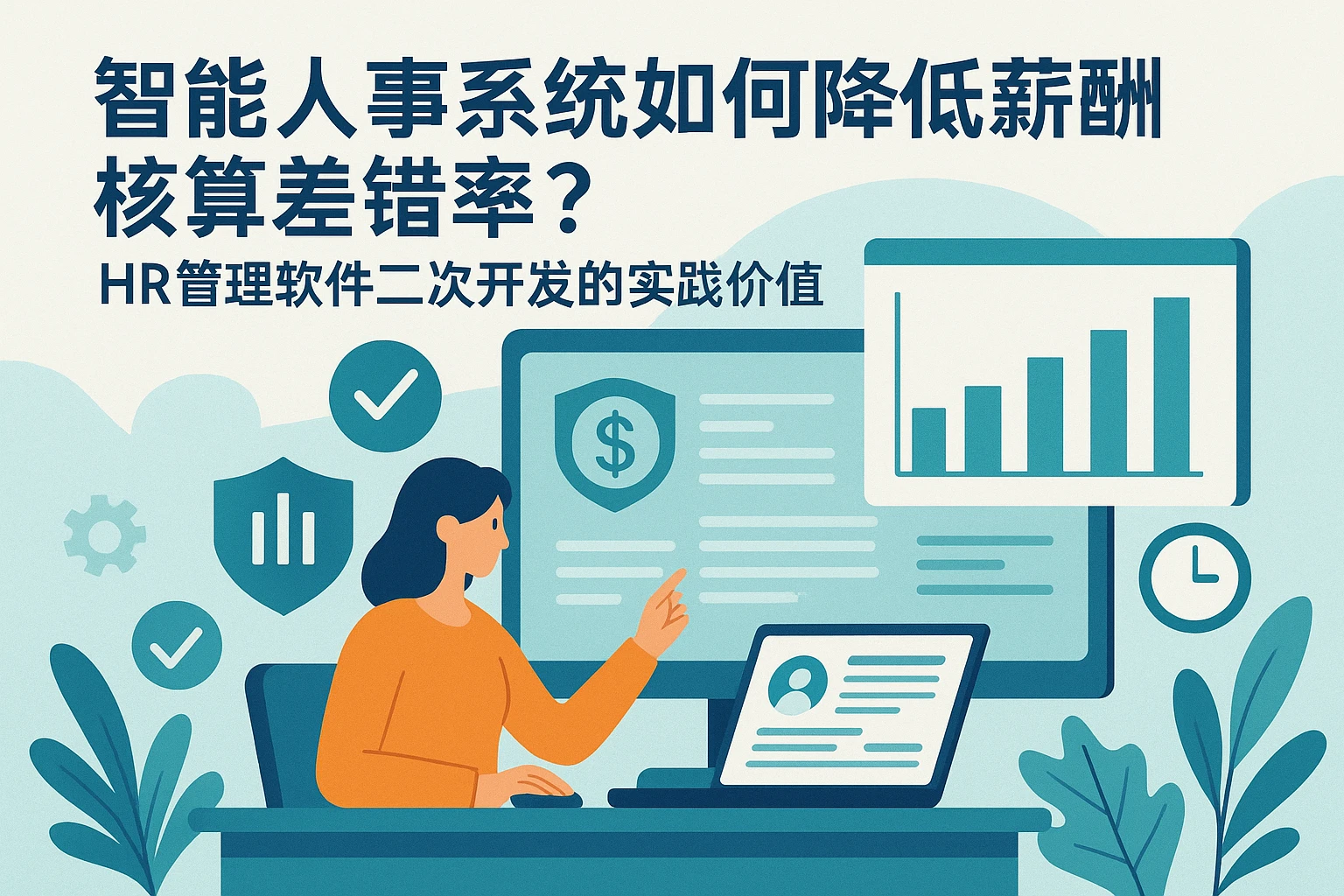 智能人事系统如何降低薪酬核算差错率？HR管理软件二次开发的实践价值