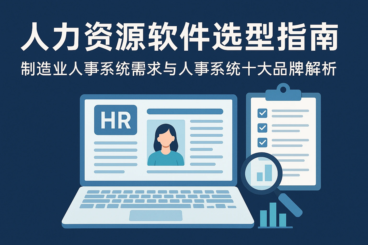 人力资源软件选型指南：制造业人事系统需求与人事系统十大品牌解析