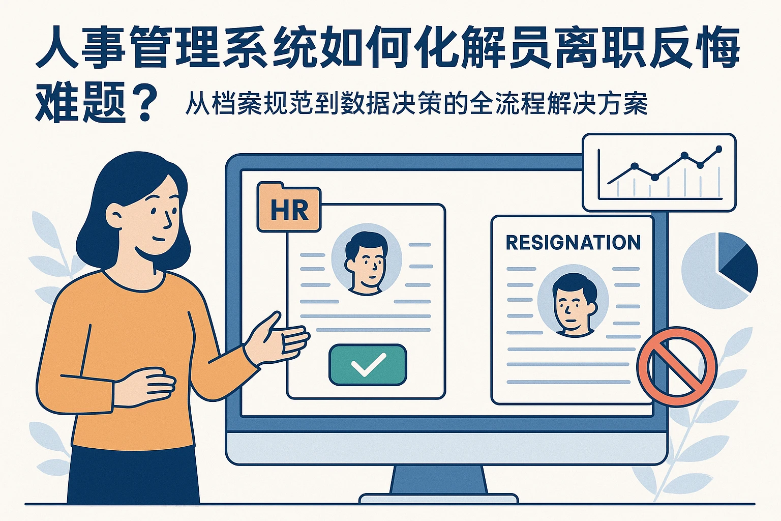 人事管理系统如何化解员工离职反悔难题？从档案规范到数据决策的全流程解决方案