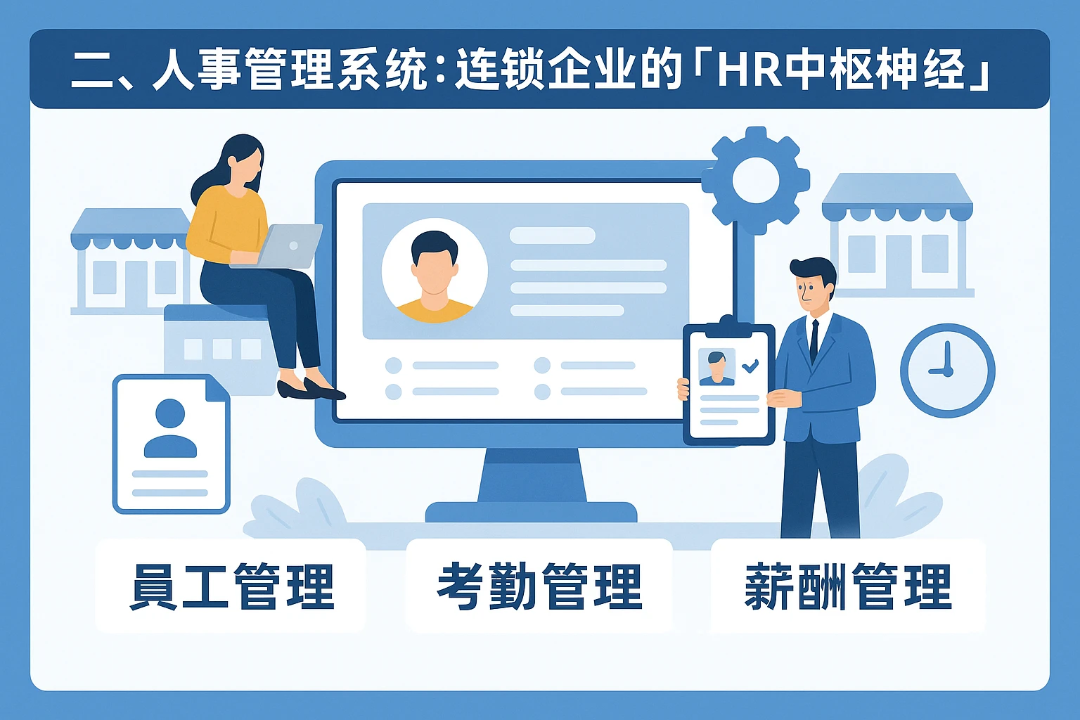 二、人事管理系统：连锁企业的“HR中枢神经”