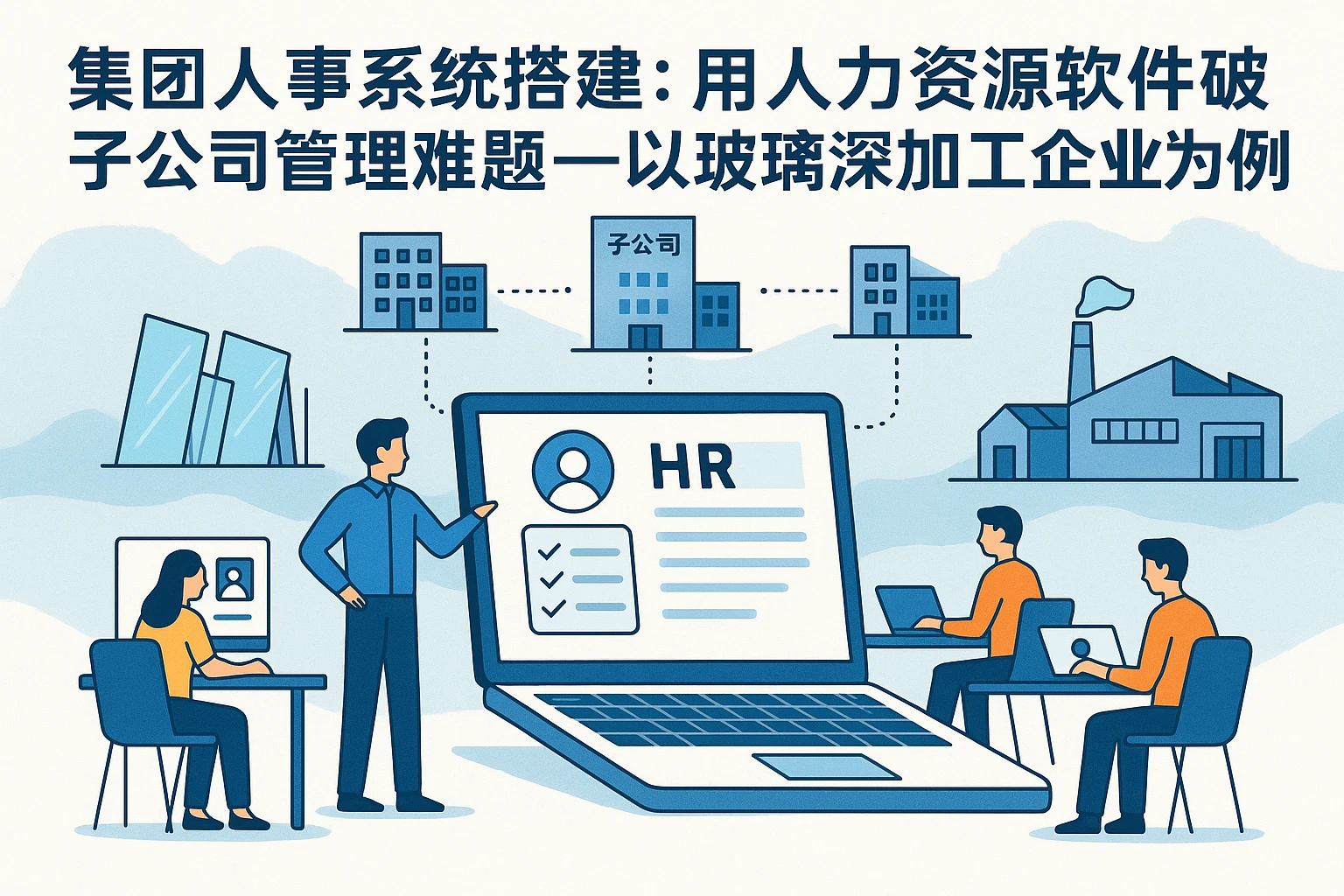 集团人事系统搭建：用人力资源软件破解子公司管理难题——以玻璃深加工企业为例