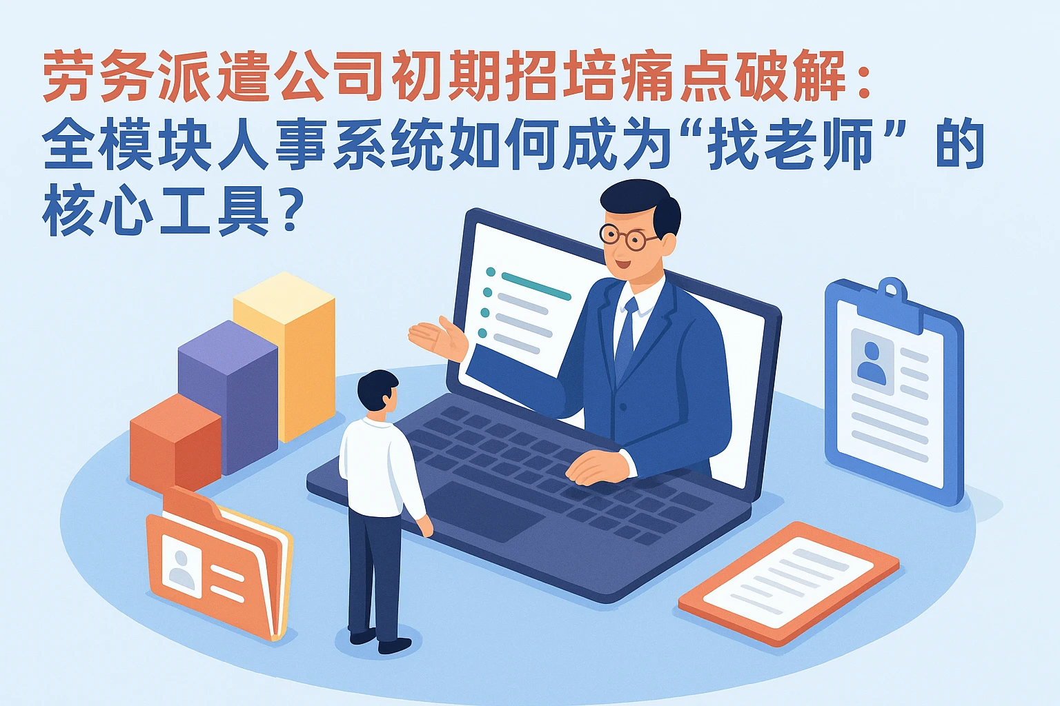 劳务派遣公司初期招培痛点破解：全模块人事系统如何成为“找老师”的核心工具？