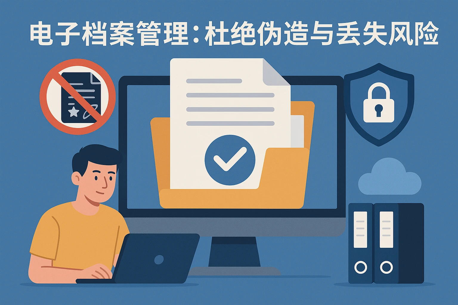 2. 电子档案管理：杜绝伪造与丢失风险