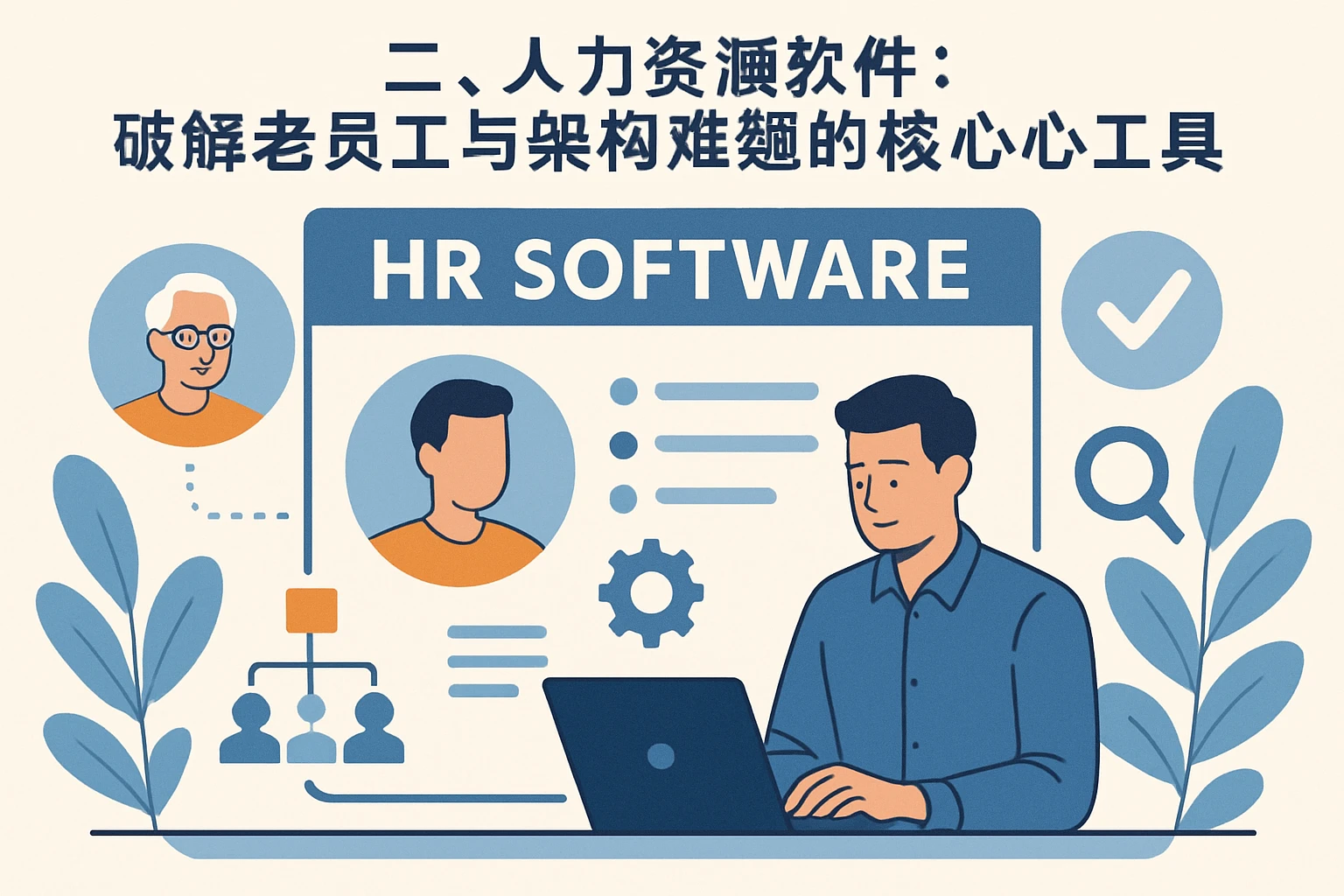 二、人力资源软件：破解老员工与架构难题的核心工具