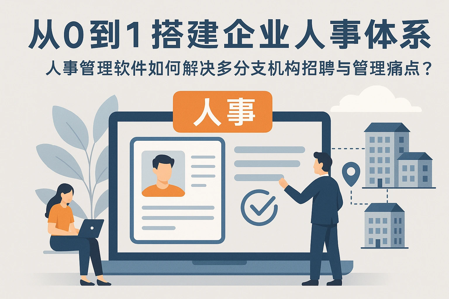 从0到1搭建企业人事体系：人事管理软件如何解决多分支机构招聘与管理痛点？
