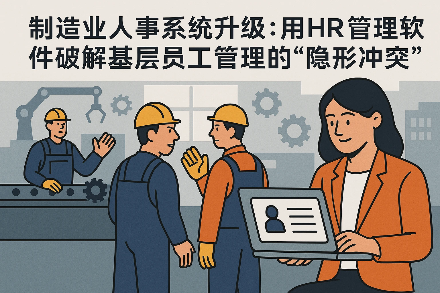 制造业人事系统升级：用HR管理软件破解基层员工管理的“隐形冲突”