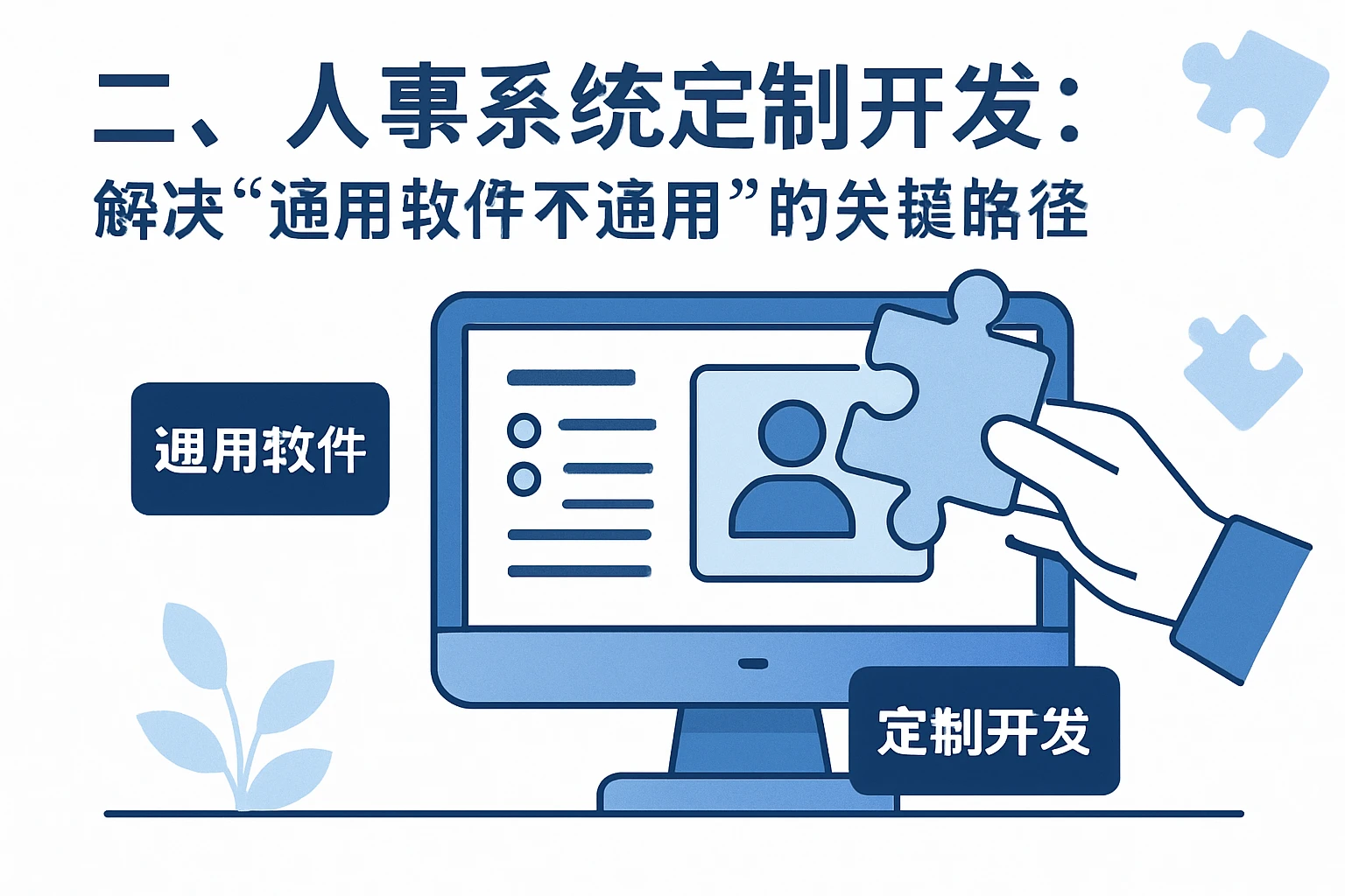 二、人事系统定制开发：解决“通用软件不通用”的关键路径