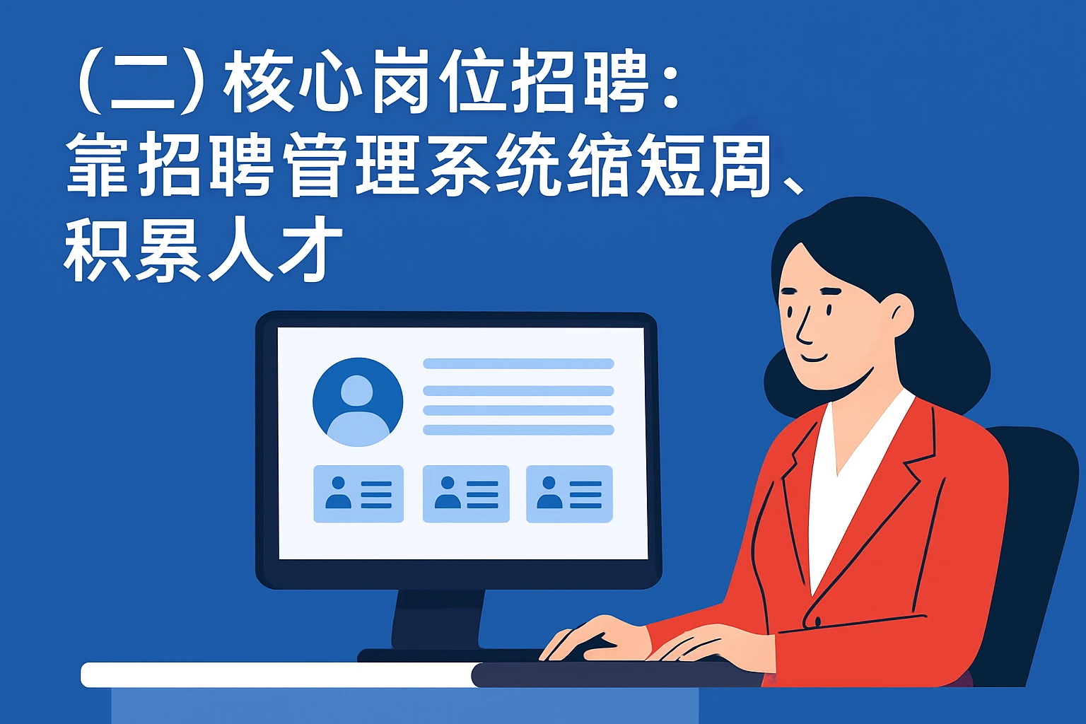 （二）核心岗位招聘：靠招聘管理系统缩短周期、积累人才