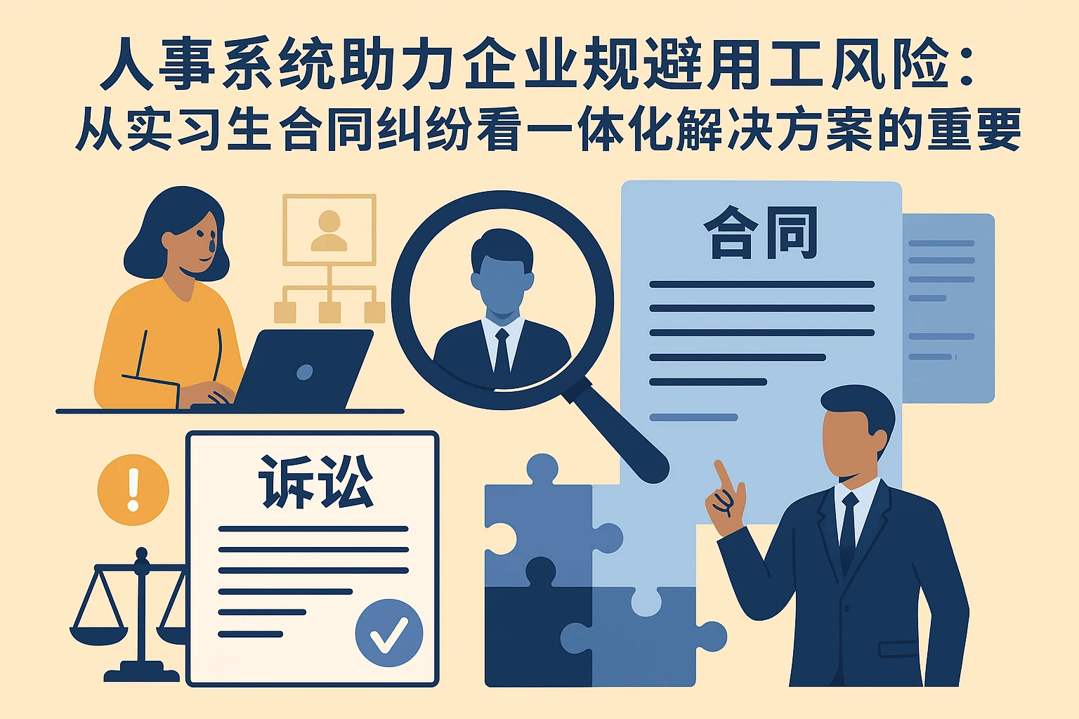 人事系统助力企业规避用工风险：从实习生合同纠纷看一体化解决方案的重要性