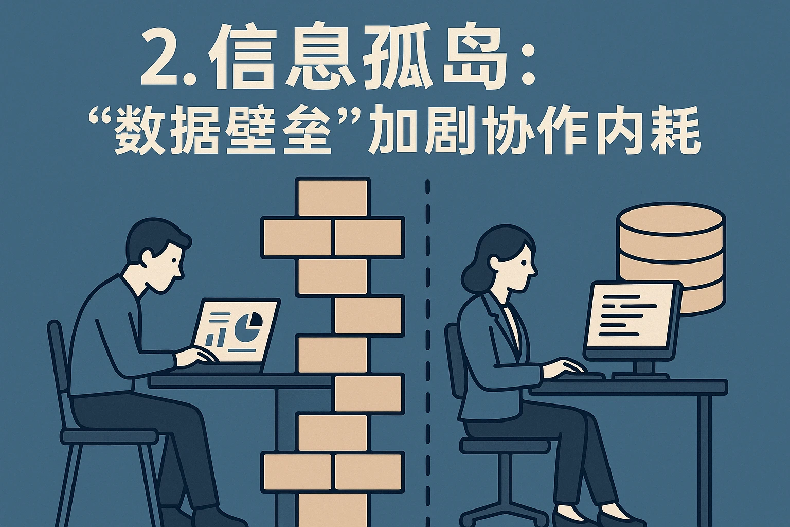 2. 信息孤岛：“数据壁垒”加剧协作内耗