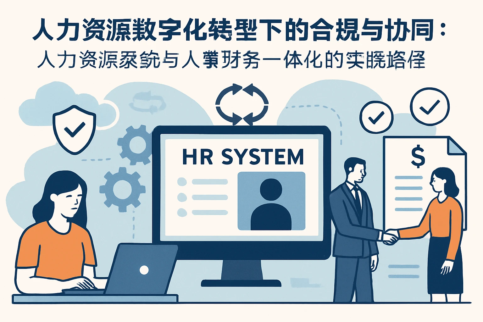 人力资源数字化转型下的合规与协同：人力资源系统与人事财务一体化的实践路径