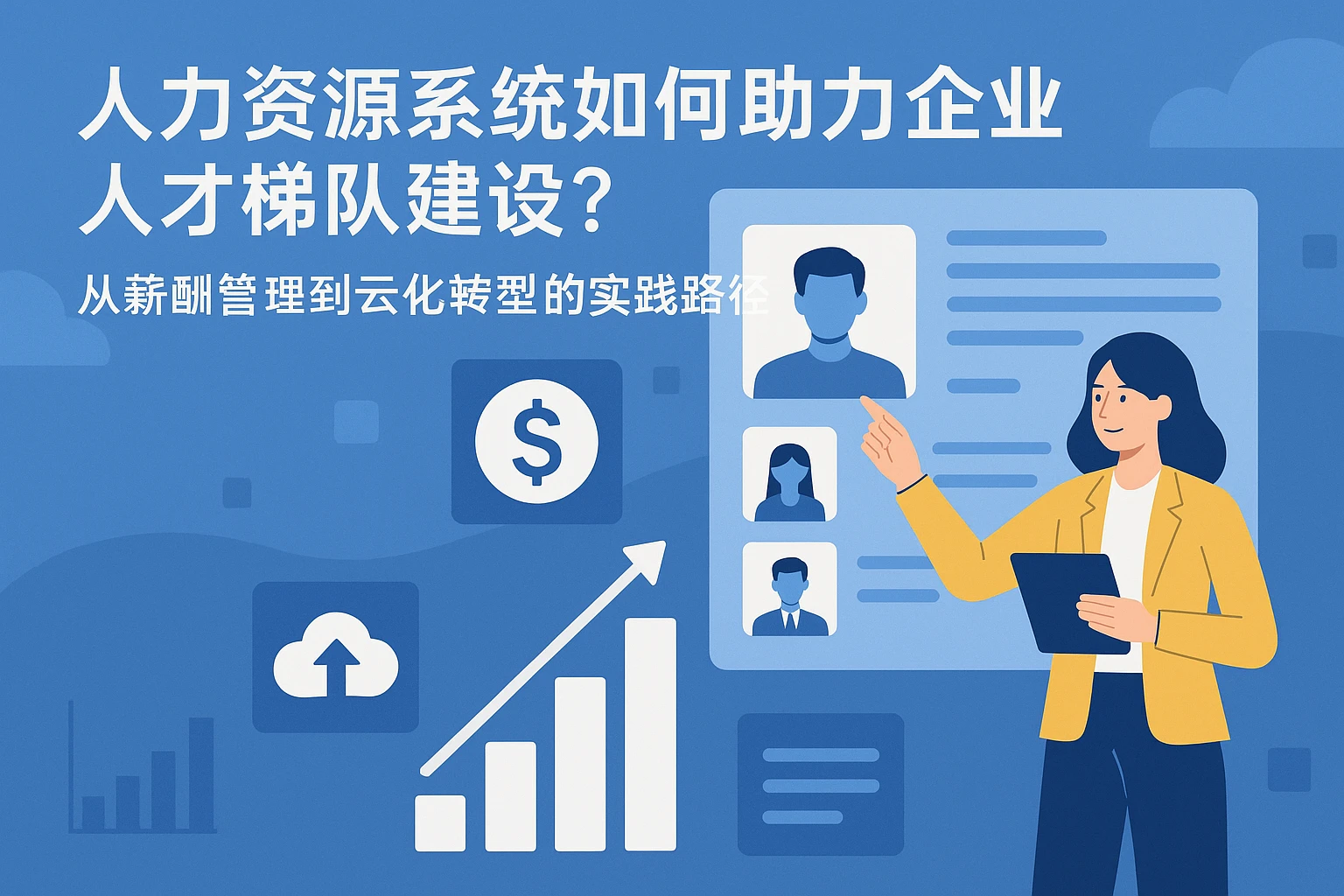 人力资源系统如何助力企业人才梯队建设？从薪酬管理到云化转型的实践路径