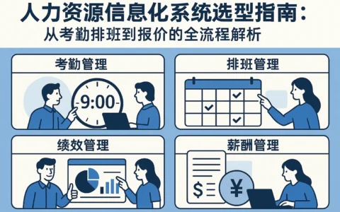人力资源信息化系统选型指南：从考勤排班到报价的全流程解析