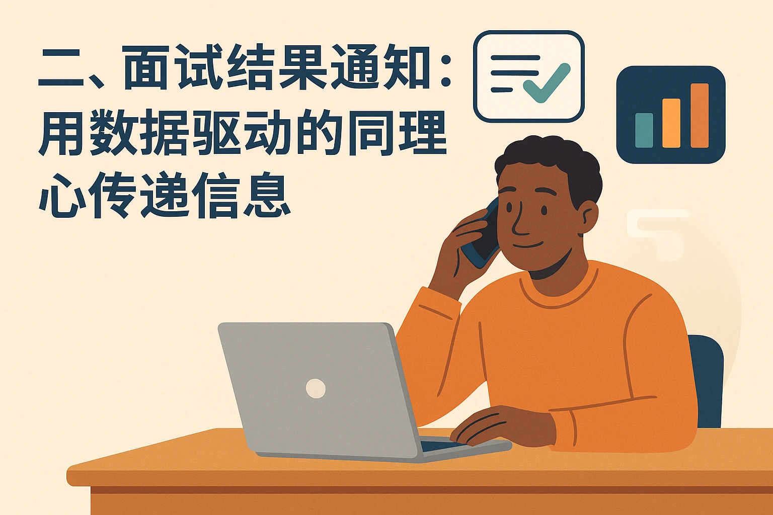 二、面试结果通知：用数据驱动的同理心传递信息