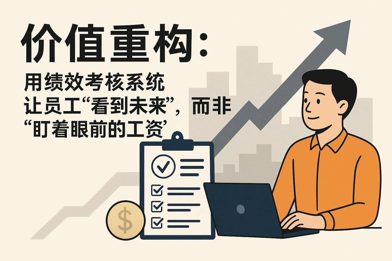 2. 价值重构：用绩效考核系统让员工“看到未来”，而非“盯着眼前的工资”