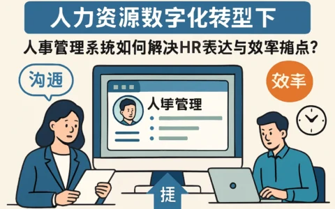 人力资源数字化转型下，人事管理系统如何解决HR表达与效率痛点？
