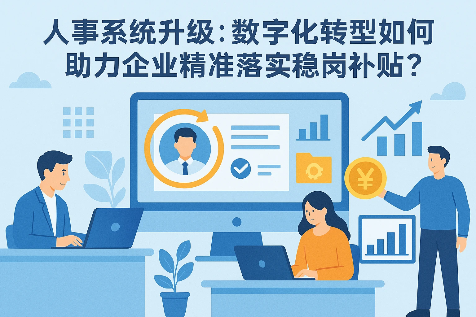 人事系统升级：数字化转型如何助力企业精准落实稳岗补贴？