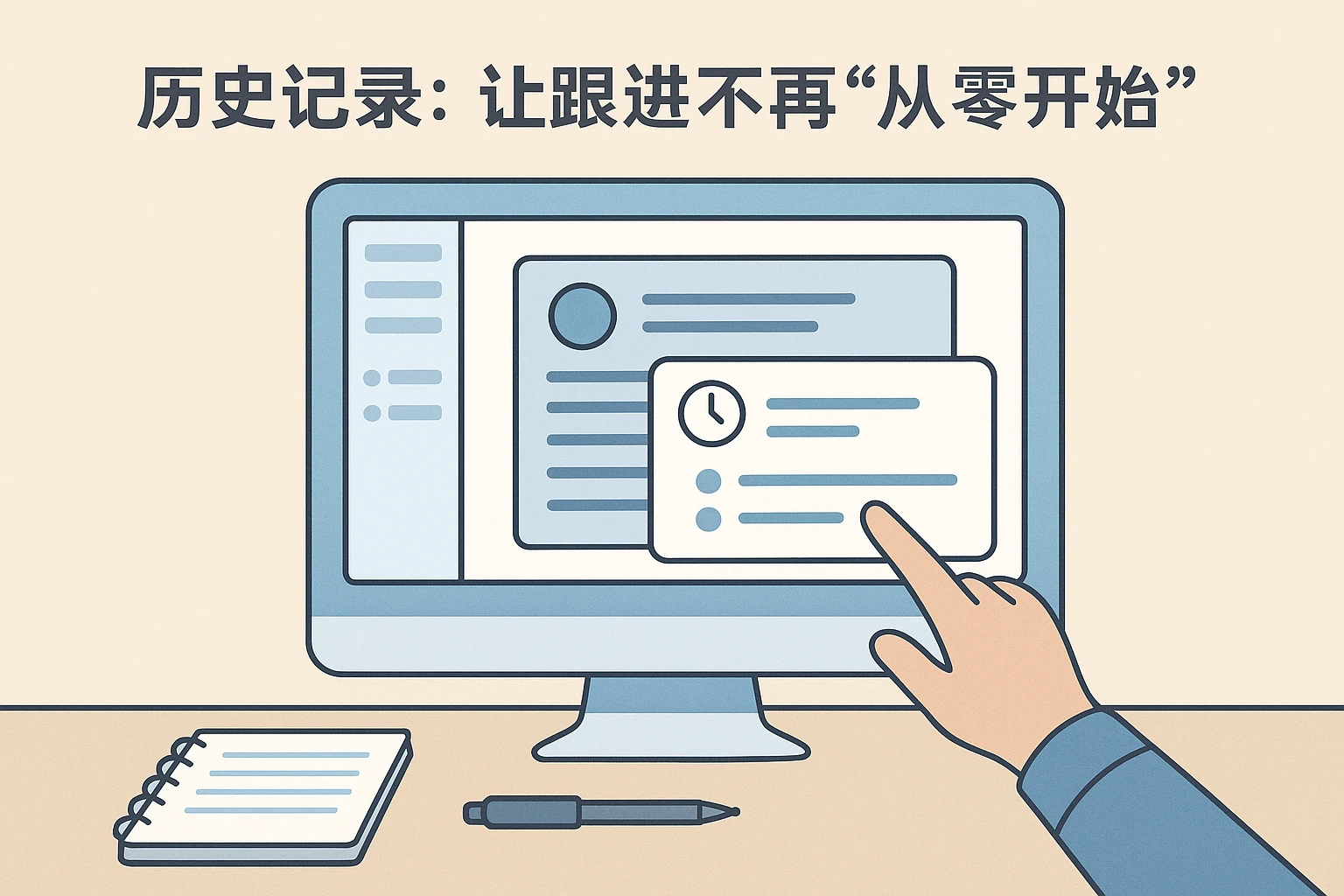 2. 历史记录：让跟进不再“从零开始”