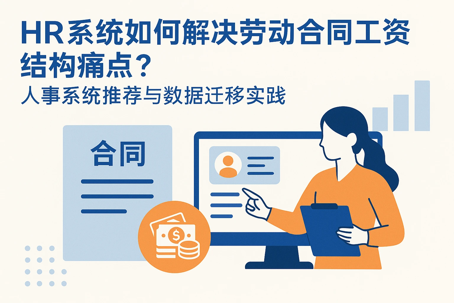HR系统如何解决劳动合同工资结构痛点？人事系统推荐与数据迁移实践
