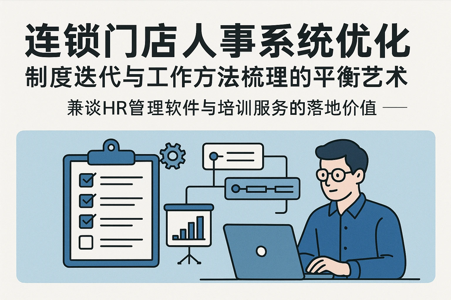 连锁门店人事系统优化：制度迭代与工作方法梳理的平衡艺术——兼谈HR管理软件与培训服务的落地价值