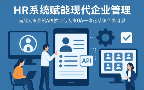 HR系统赋能现代企业管理——高效人事系统API接口与人事OA一体化系统全面解读
