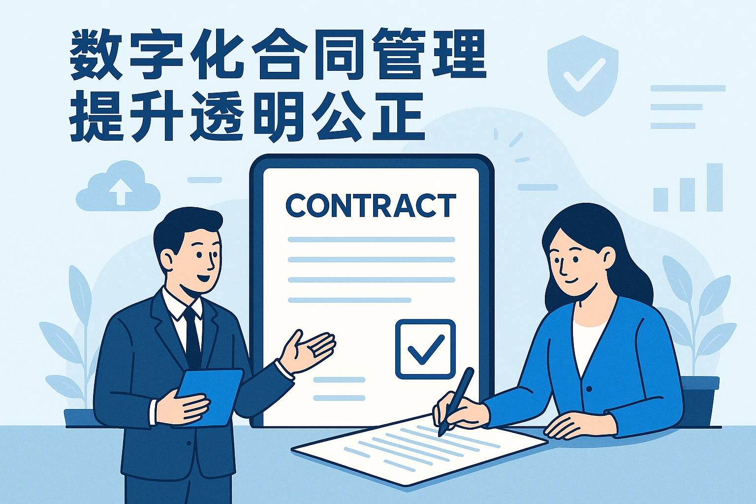 数字化合同管理提升透明公正