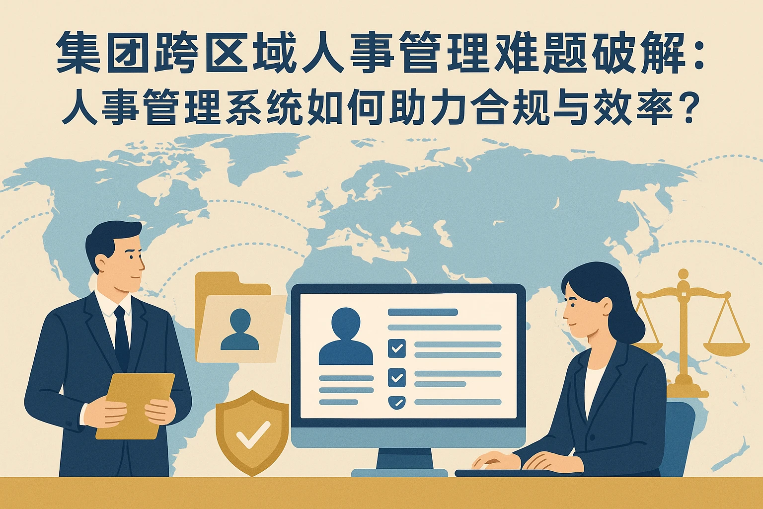 集团跨区域人事管理难题破解：人事管理系统如何助力合规与效率？