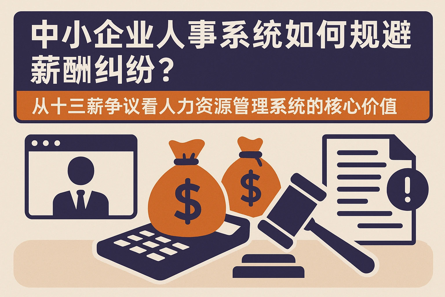 中小企业人事系统如何规避薪酬纠纷？从十三薪争议看人力资源管理系统的核心价值